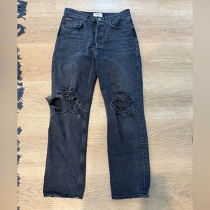 Agolde size 26 black 90’s jeans
